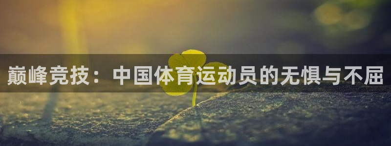 巅峰竞技：中国体育运动员的无惧与不屈